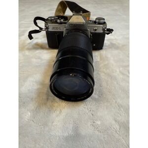 Canon AE-1 35mm SLR Film Camera with Vivitar 70-200mm f3.8 Macro Zoom Lens